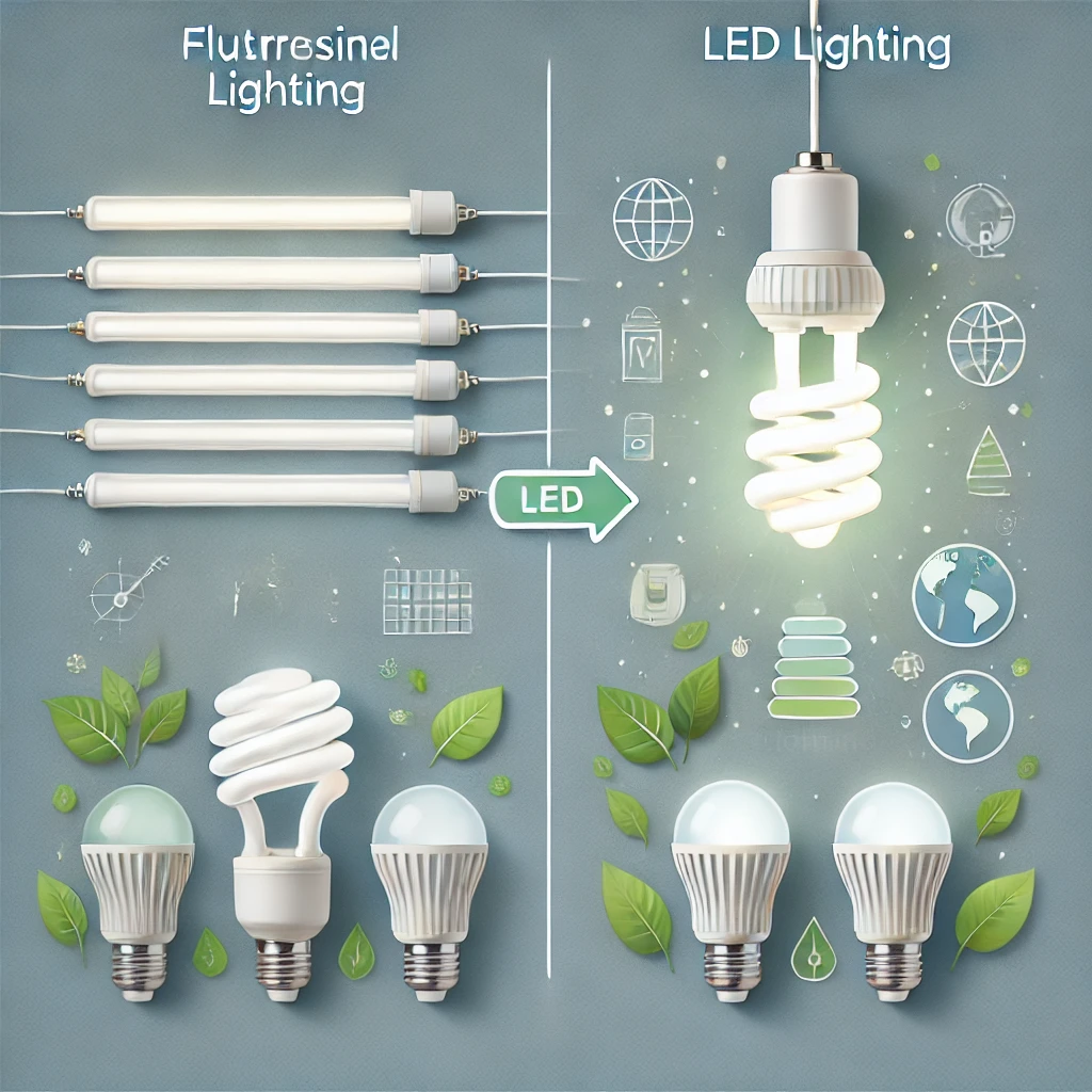 蛍光灯からLEDへ