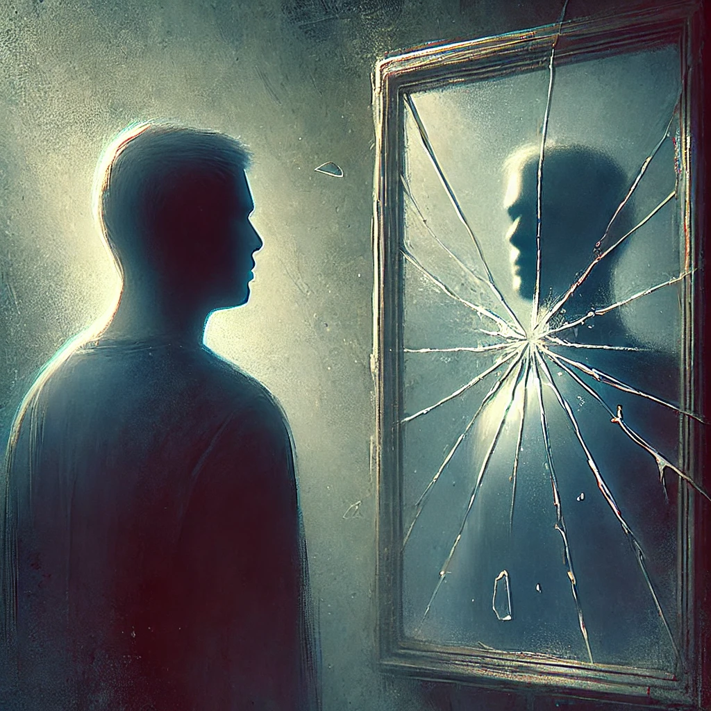 自己愛性パーソナリティ障害を象徴的に表現したイラスト