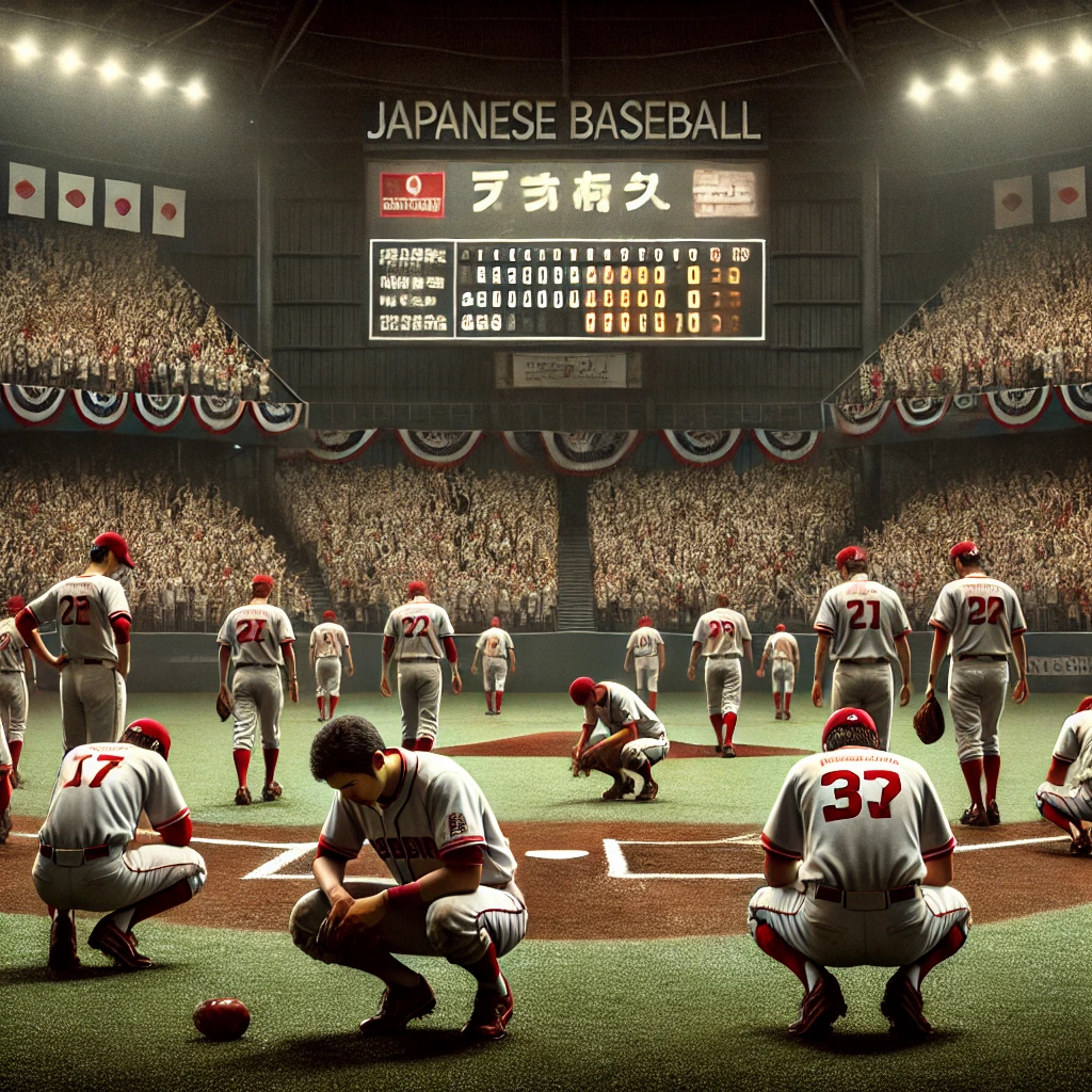 「日本代表がカリビアンシリーズで惨敗したシーン」のイメージ画像