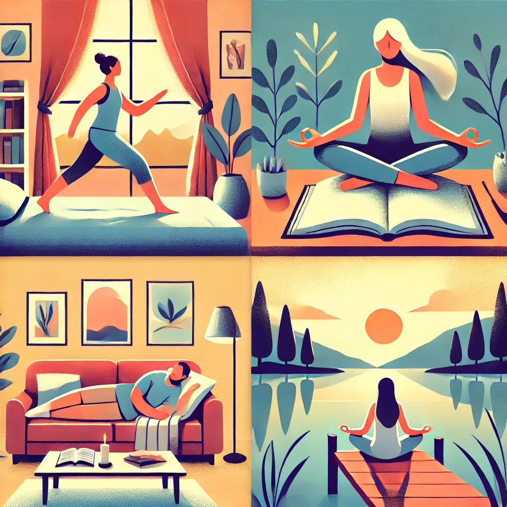 さまざまな休養のスタイルを表現