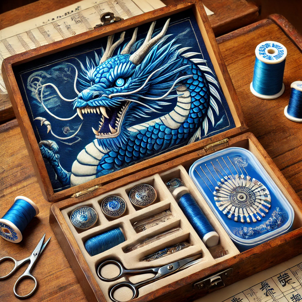 「家庭科のドラゴン」風の裁縫セット