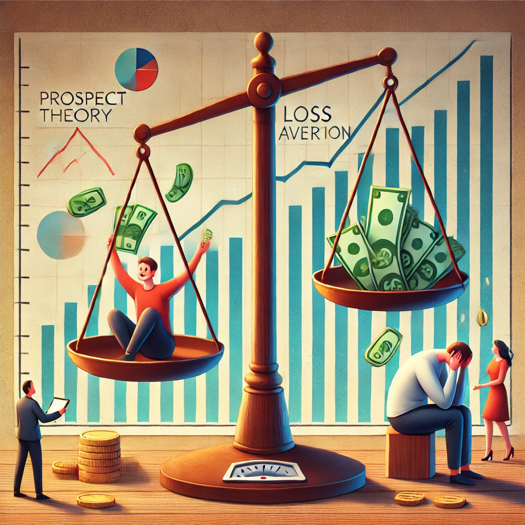 プロスペクト理論の概念を視覚的に表現