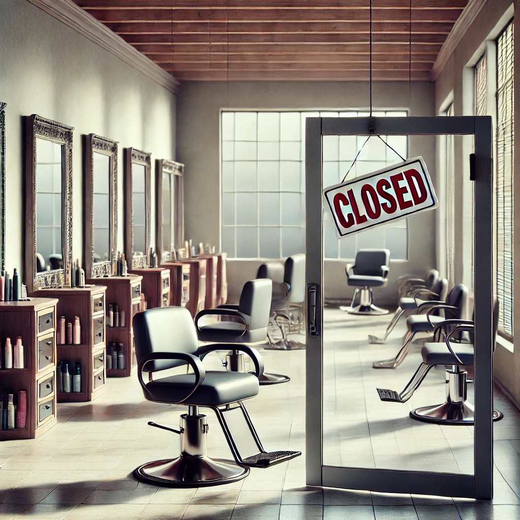 経営難に陥った美容室