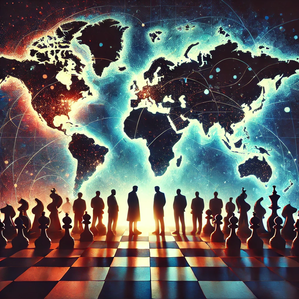 世界の勢力図が変わる様子