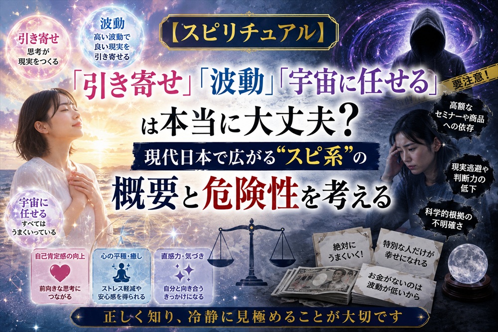 スピリチュアルの危険性
